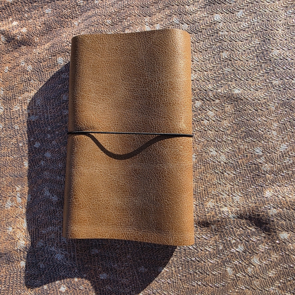 Brown Leather Journal Cover